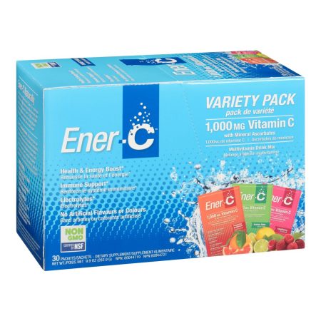 Ener-C Variety Pack Multivitamin 30 Pack Drink Mix