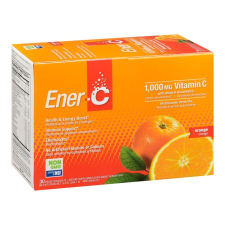 Ener-C Vitamin C Orange 30 Pack 1000 Mg