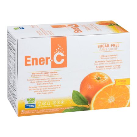 Ener-C Vitamin C Orange Multivitamin Drink Mix SF 30 Pack 1000 mg