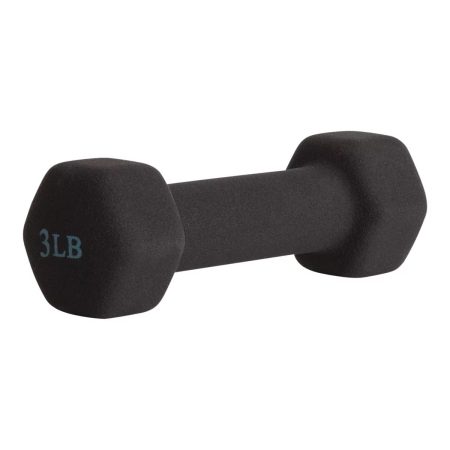 Energetics 3 lb Neoprene Dumbbell, Weight, Home Gym