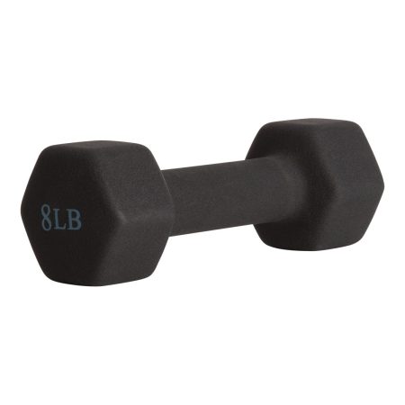 Energetics 8 lb Neoprene Dumbbell, Weight, Home Gym