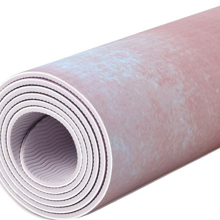 Evoke Printed Non-Slip 68" 5mm Yoga Mat with Strap