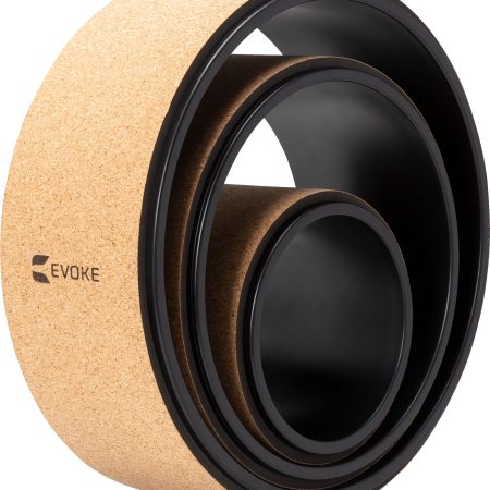 EVOKE Cork Yoga Wheel Set