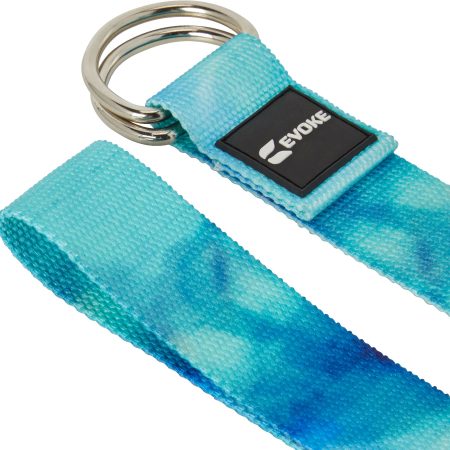 Evoke Printed Webbing Strap Yoga Mat