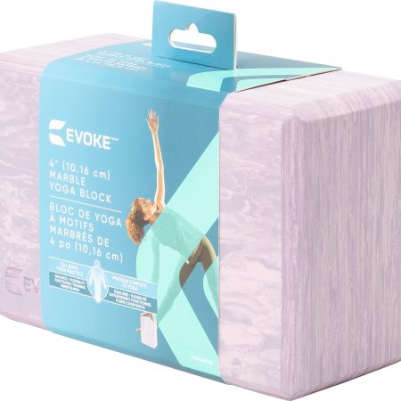 EVOKE Yoga Block, 4 Inch