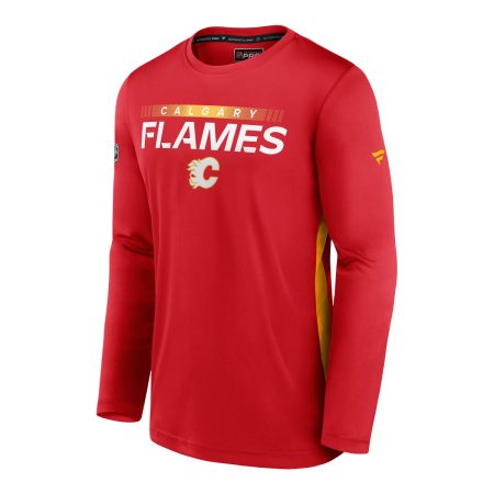 Calgary Flames Fanatics Authentic Pro Rink Tech T Shirt