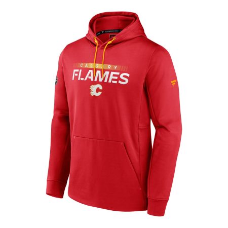 Calgary Flames Fanatics Authentic Pro Rink Performance Hoodie