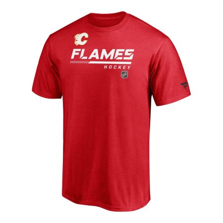 Calgary Flames Fanatics Locker Room Speed T Shirt