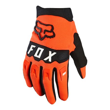 Fox Kids' Youth Dirtpaw Bike Gloves, Motorcross, Gel Padding, Touch Screen Compatible