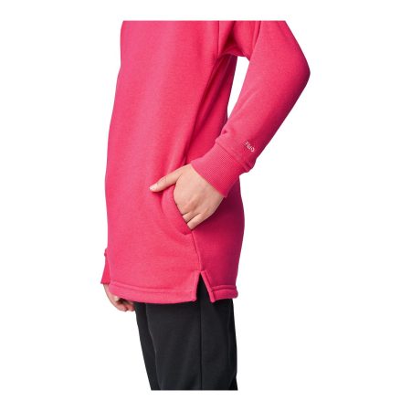 FWD Girls' Core Fleece Pullover Hooded Tunic