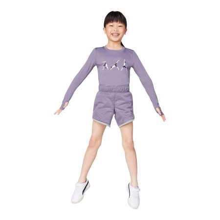 FWD Girls' Reversible Knit Shorts