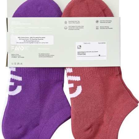 FWD Women's Mesh No Show Socks - 6 Pack