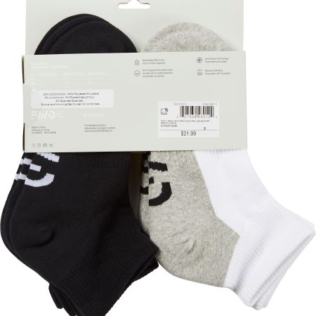 FWD Youth Mesh Quarter Crew Socks - 6 Pack