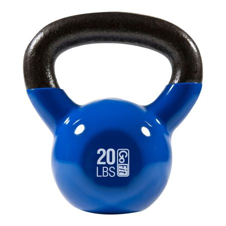 Go Fit Contour 10 lb, 15 lb, 20 lb Kettlebell Pack, Weight, Home Gym