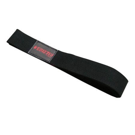 Grizzly Black Cotton Lifting Straps