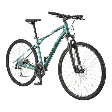 GT Transeo Elite 700c Hybrid Bike, 16 Speed, Aluminum Frame, Hydraulic Disc Brakes, Commuter