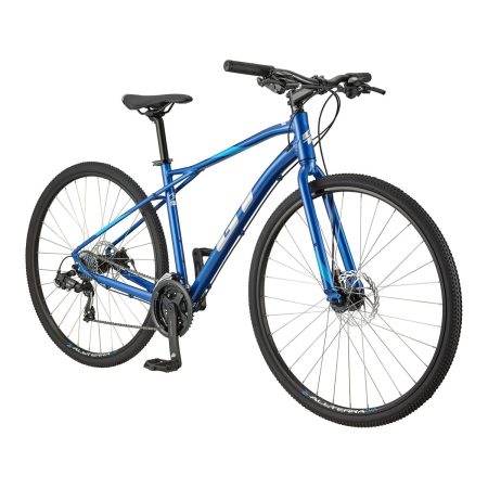 GT Transeo Sport 700c Hybrid Bike, 21 Speed, Aluminum Frame, Mechanical Disc Brakes, Commuter