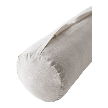 Halfmoon Linen Cylindrical Bolster