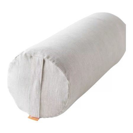 Halfmoon Linen Cylindrical Bolster