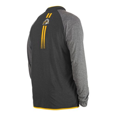 Hamilton Tiger Cats New Era Quarter Zip Long Sleeve Top