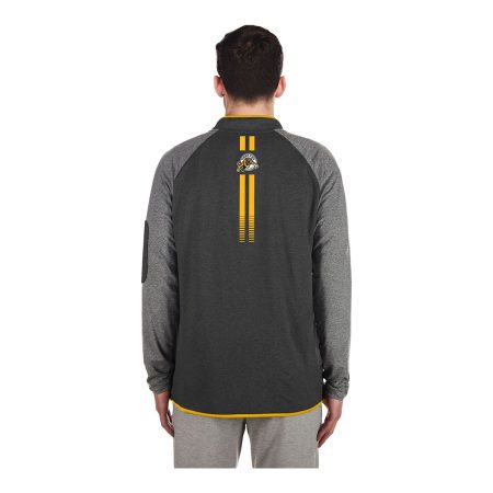 Hamilton Tiger Cats New Era Quarter Zip Long Sleeve Top