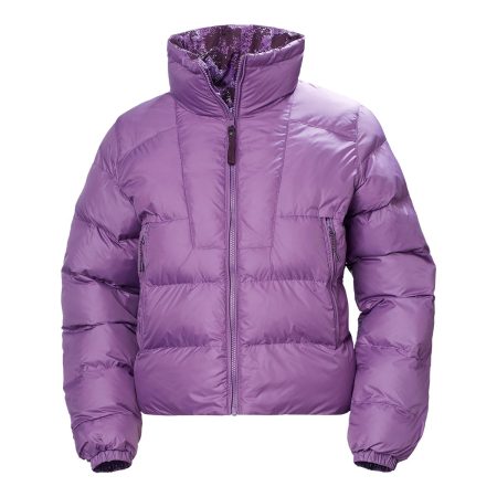 Helly Hansen Women's Reversible Puffer Winter Jacket, Short, Insulated Synthetic