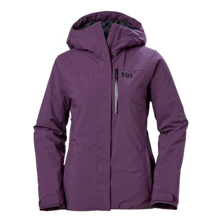 Helly Hansen Women's Snowplay Winter Ski Jacket, Insulated, Hooded, Waterproof, Lightweight