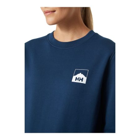 Helly Hansen Women's Nord Graphic Crewneck Organic Cotton Sweater