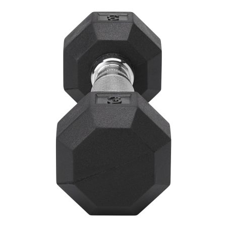 Gaiam 3 lb Rubber Hex Dumbbell, Weight, Home Gym