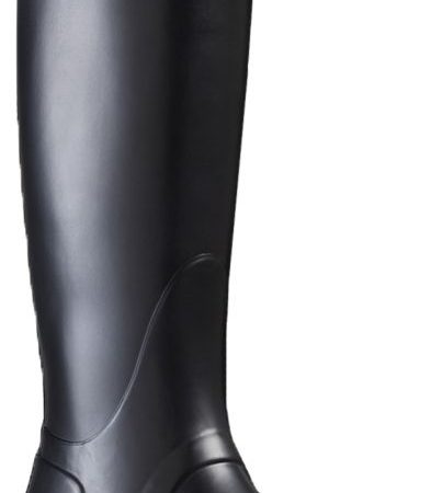 Hunter Women's Original Back Adjustable Wellington Rubber Rain Boots, Tall, Waterproof