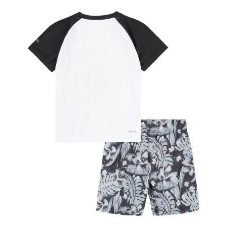 Hurley Toddler Boys' 2-4 UPF W50+ T Shirt And Swim Trunk Set