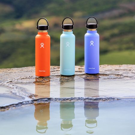 Hydro Flask Standard Mouth 18 oz Insulated Stainless Steel Water Bottle with Flex Cap