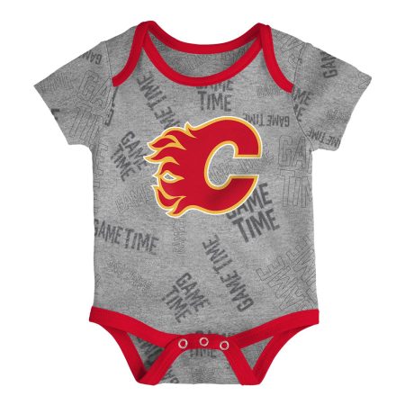 Infant Calgary Flames Game Time Creeper Set