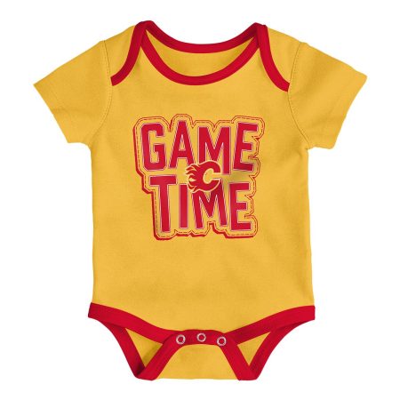 Infant Calgary Flames Game Time Creeper Set