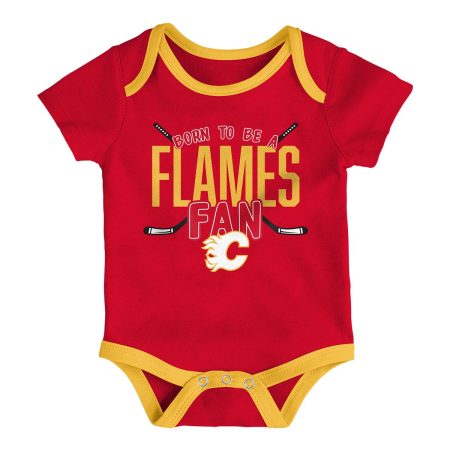 Infant Calgary Flames Game Time Creeper Set