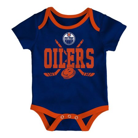 Infant Edmonton Oilers NHL Full Strength Creeper Set