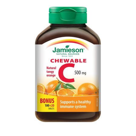 Jamieson Chewable C - Orange 500Mg - 120 Chews