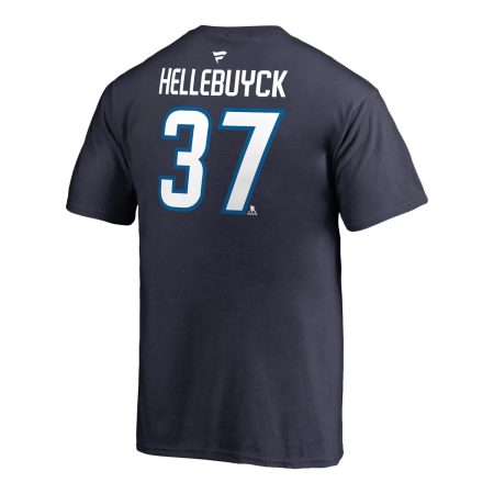 Winnipeg Jets Men's Hellebuyck Authentic Stack Player Tee