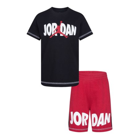 Jordan Toddler Boys' 4-7 Split Block Shorts Set