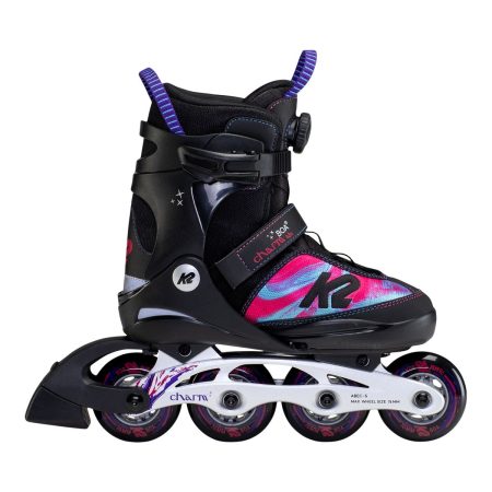 K2 Kids' Charm Adjustable Inline Skates