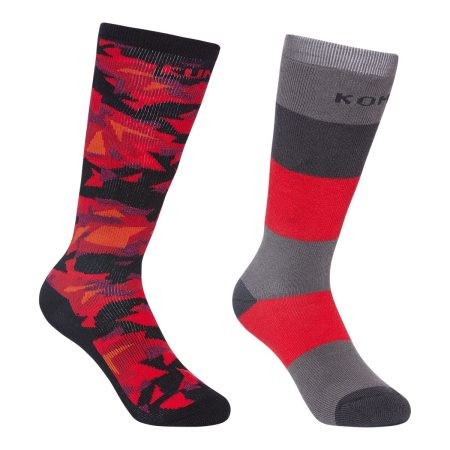 Kombi Boys' Rumble Ski Socks - 2 Pack