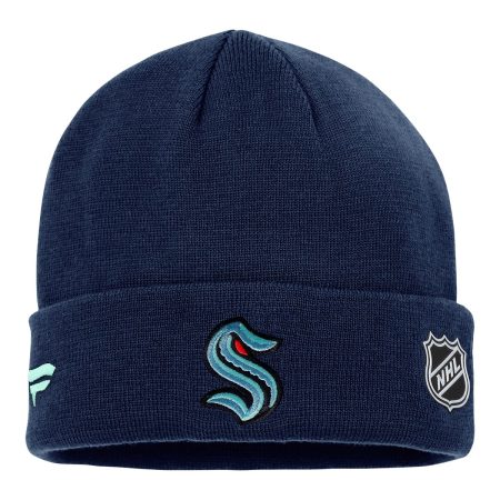 Seattle Kraken Fanatics Authentic Pro Rink Cuffed Knit Hat