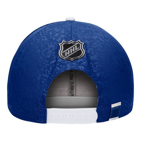 Toronto Maple Leafs Fanatics Authentic Pro Rink Debossed Flat Brim Snapback Cap