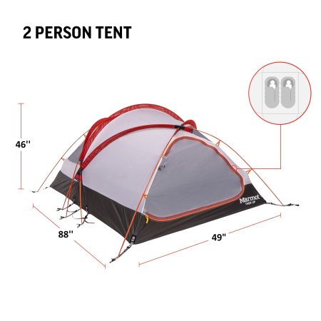 Marmot Thor 2 Person Winter Tent - Blaze Orange