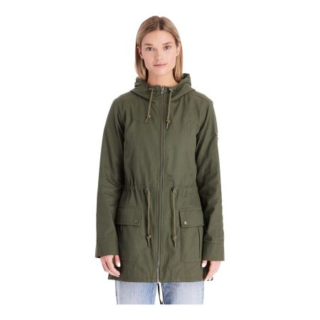 Modern Eternity Women's Lara Mid-Length Hooded Maternity Jacket