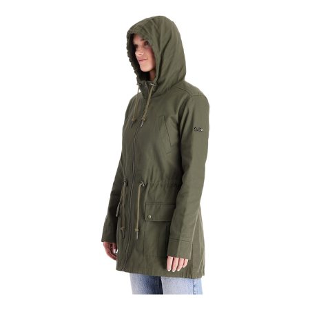 Modern Eternity Women's Lara Mid-Length Hooded Maternity Jacket