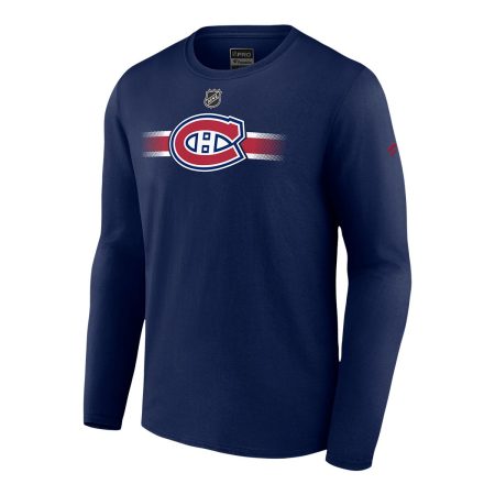 Montreal Canadiens Fanatics Authentic Pro Long Sleeve Cotton T Shirt