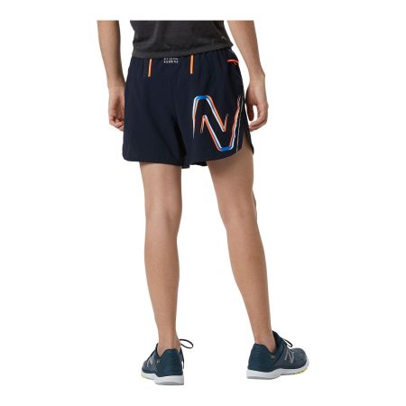 New Balance Men's Graphic Impact 5-in Running Shorts, Quick-Dry