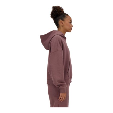 New Balance Women's Linear Heritage BB Fleece Hoodie