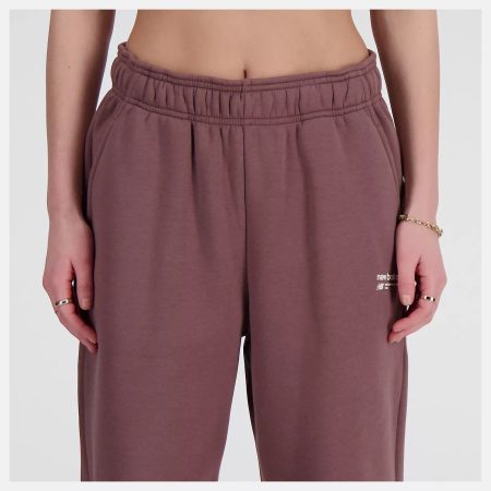 New Balance Women's Linear Heritage BB Fleece Pants